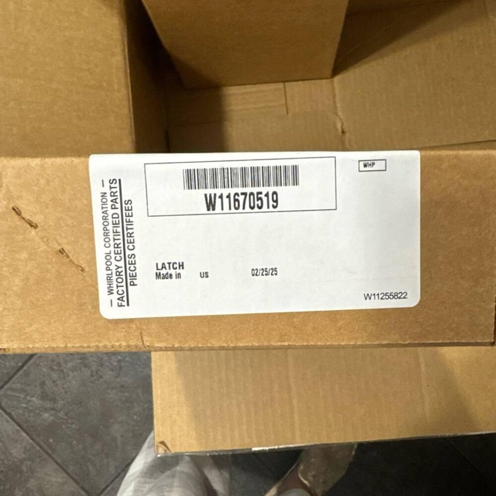 New Genuine OEM Whirlpool Washer Lid Lock W11670519 SEALED